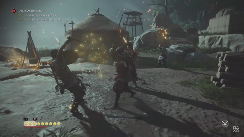 Ghost Of Tsushima Combat Gameplay Shows Two Distinct Styles - GameSpot